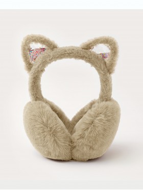 Colorful Sequins Cat Ears Plush Earmuff